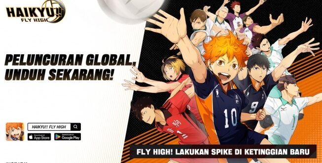 HAIKYU!! FLY HIGH Akhirnya Bisa Kamu Mainkan di HP! Banyak Hadiah Menantimu!