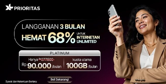 XL PRIORITAS, Paket Mana yang Paling Pas Buat Kamu? Lebih Untung, Lebih Bebas!