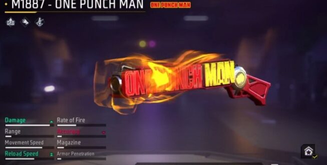 Kode Redeem FF Terbaru, Kejutan M1014 Predator & M1887 One Punch Man!