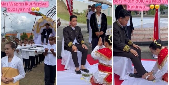 Gibran Jadi 'Pangeran' Dadakan? Ritual Ini Bikin Netizen Heboh