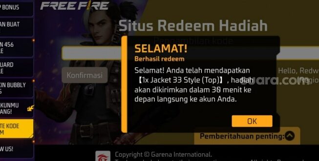 Kode Redeem FF Terbaru, Rahasia Jago Main Free Fire Meski Akun Masih Polos!