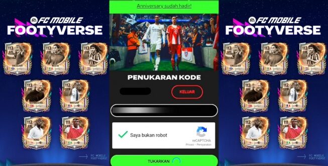 Kode Redeem FC Mobile Terbaru Sudah Rilis! Dapatkan Cafu 113 dan Banyak Hadiah Spesial Lainnya!